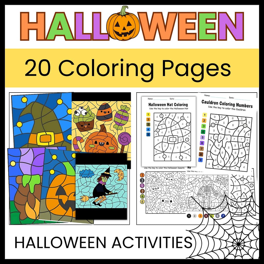 Halloween coloring pages Halloween Worksheets