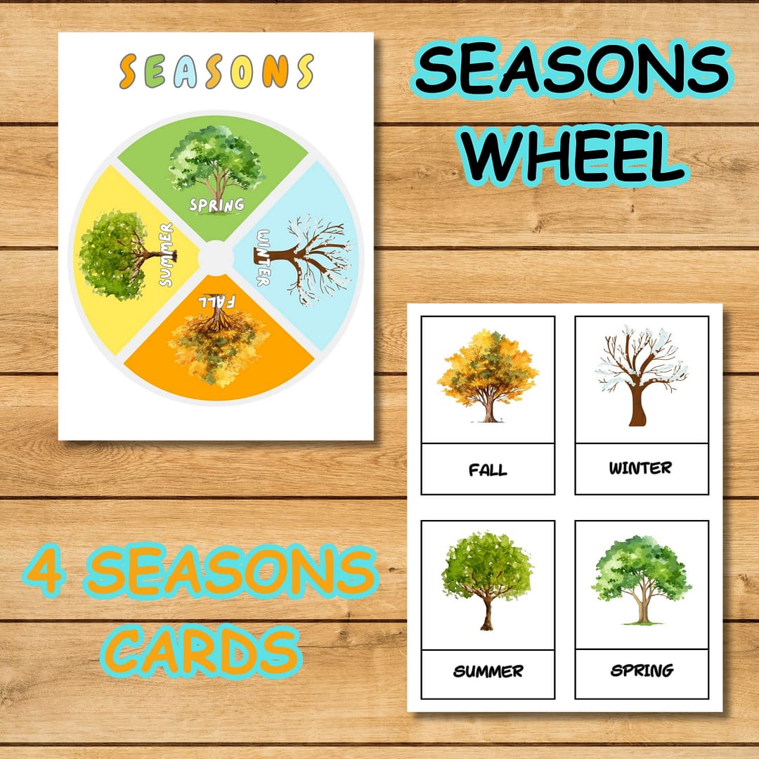 educational printables, holiday activities, homeschooling resources, children's activities, seasonal learning, preschool printables, four seasons learning, kids educational activities, flashcards, preschool games