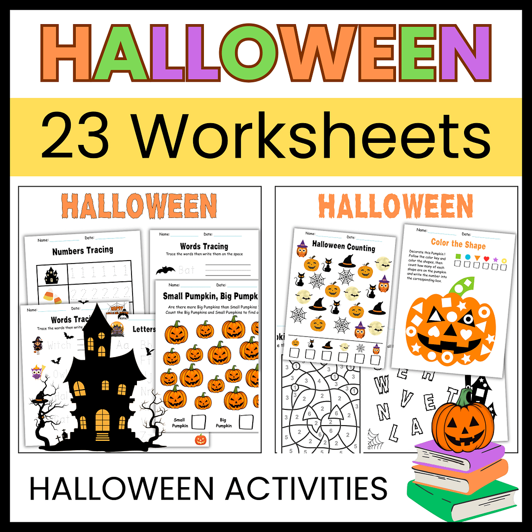 halloween activity sheets​ Halloween 2024 worksheets